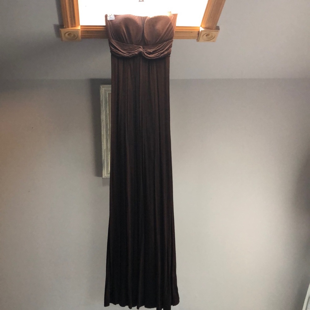 Brown maxi dress
